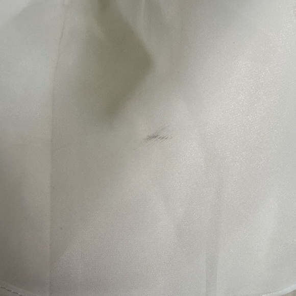 White Ruffled Strapless Romper - Picture 4 of 7